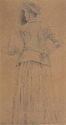 Fernand Khnopff Study For Memories oil painting on canvas